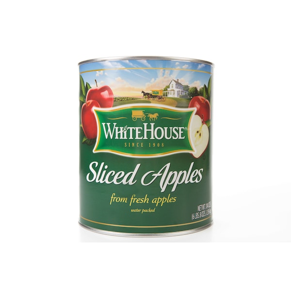 Commodity Canned Fruit & Vegetables Commodity Sliced In Water Apple #10 Can, PK6 00320 - main
